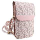 Guess Håndtaske GUWBHGCFSEP pink/pink GCube Stripe