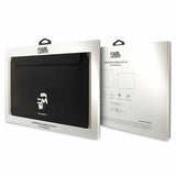 Karl Lagerfeld Saffiano Karl&Choupette case for a 14" laptop - black