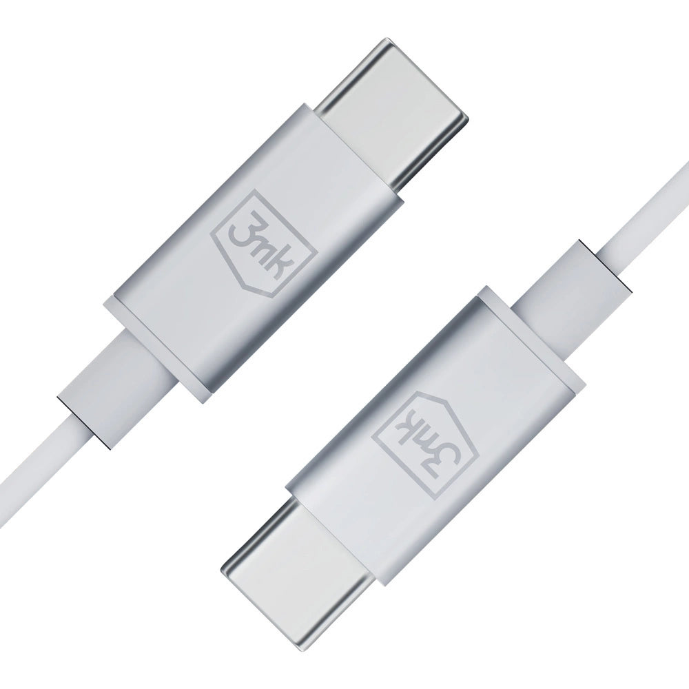 USB-C 3mk Wired Headphones - hvid