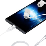 USB-C 3mk Wired Headphones - hvid