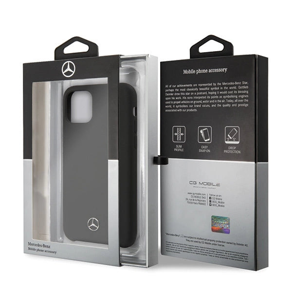 Mercedes MEHCN58SILBK iPhone 11 Pro hardcase sort/sort Silicone Line