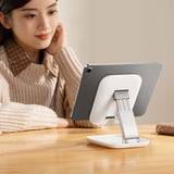 Baseus BS- HP009 Seashell- serie sammenklappelig tabletstativ - hvid