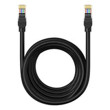 Baseus High Speed Cat 5 RJ-45 1000Mb/s Ethernet kabel 8m rund - sort