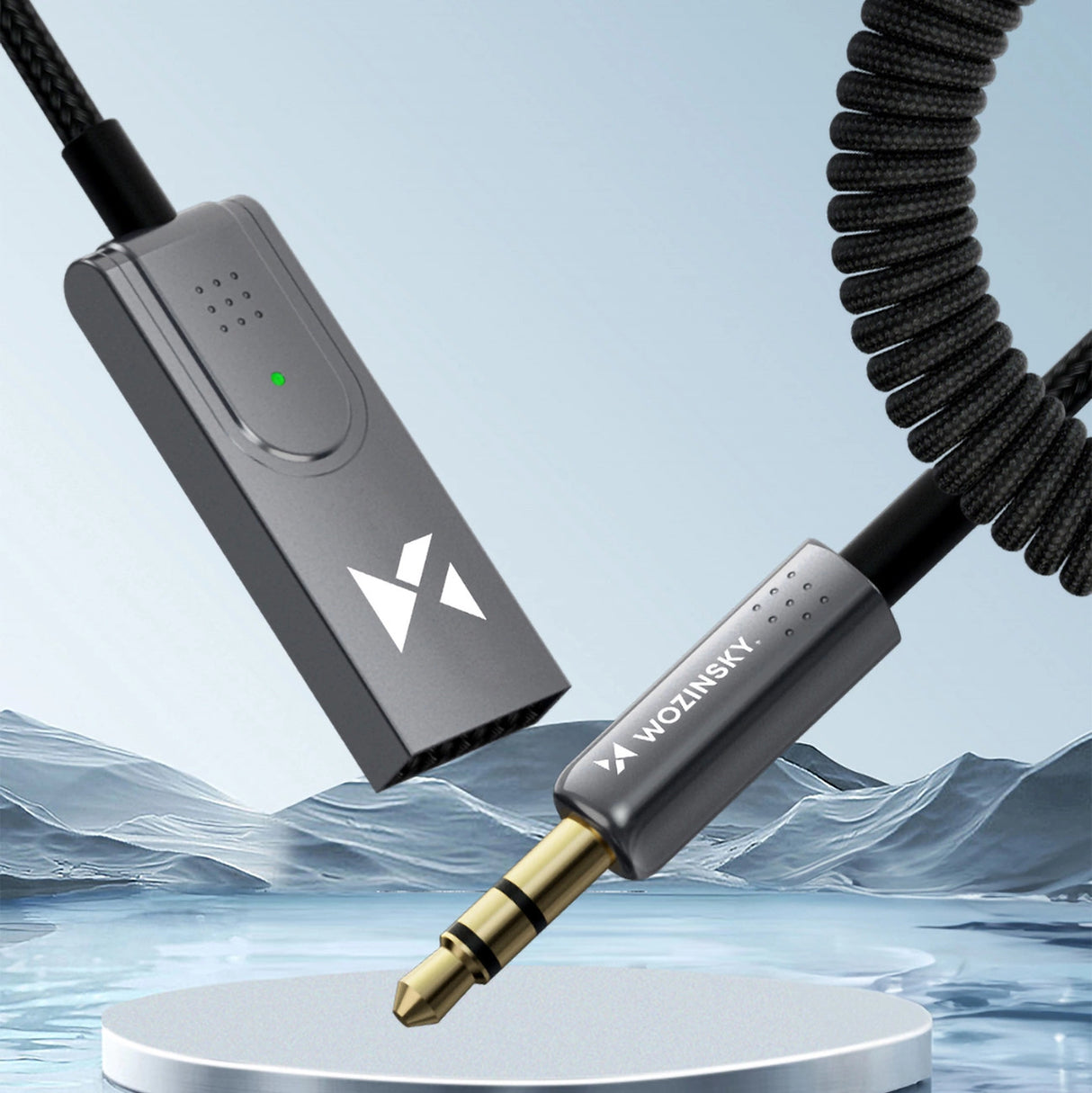 Wozinsky WTODB Bluetooth 5.3 lydadapter / AUX lydmodtager