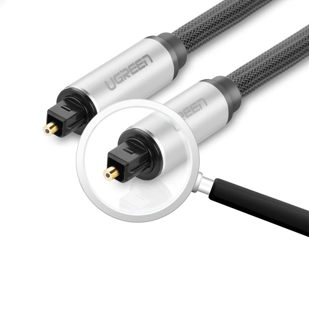 Ugreen AV108 10541 Optisk Toslink/SPDIF-kabel 3m - Grå