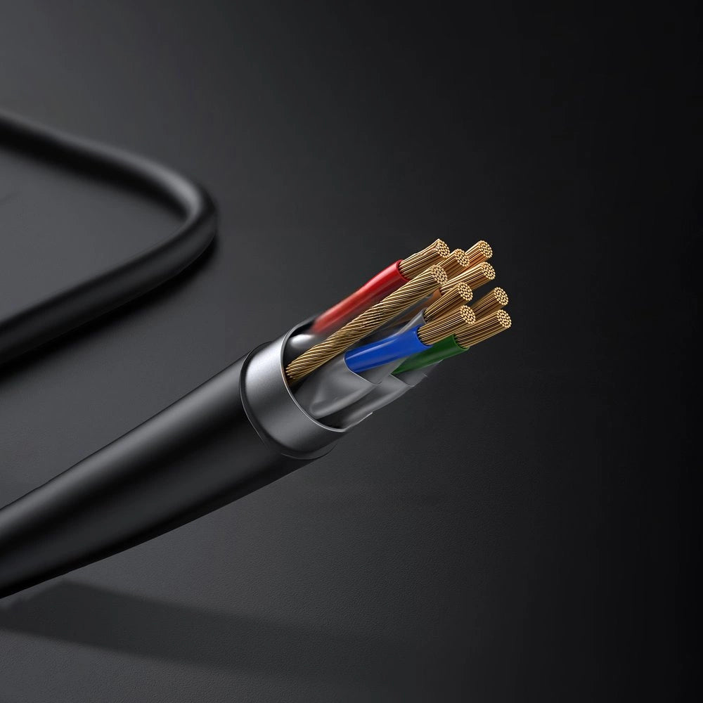 Ugreen NW107 RJ45/Cat 7 F/FTP-netværkskabel 5m - sort
