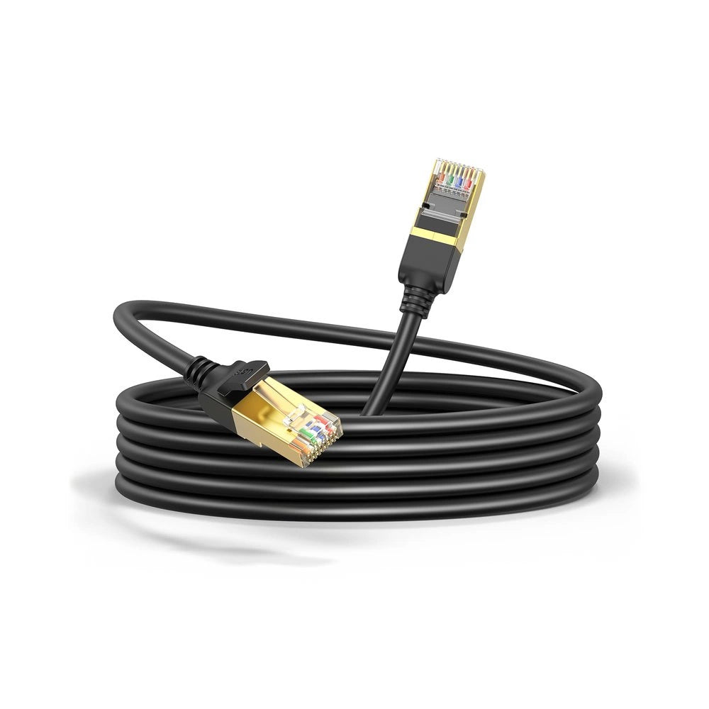 Ugreen NW107 RJ45/Cat 7 F/FTP netkabler 15m - sort