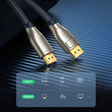 DisplayPort - DisplayPort Ugreen DP112 DP1.4 8K 3m Kabel - sort