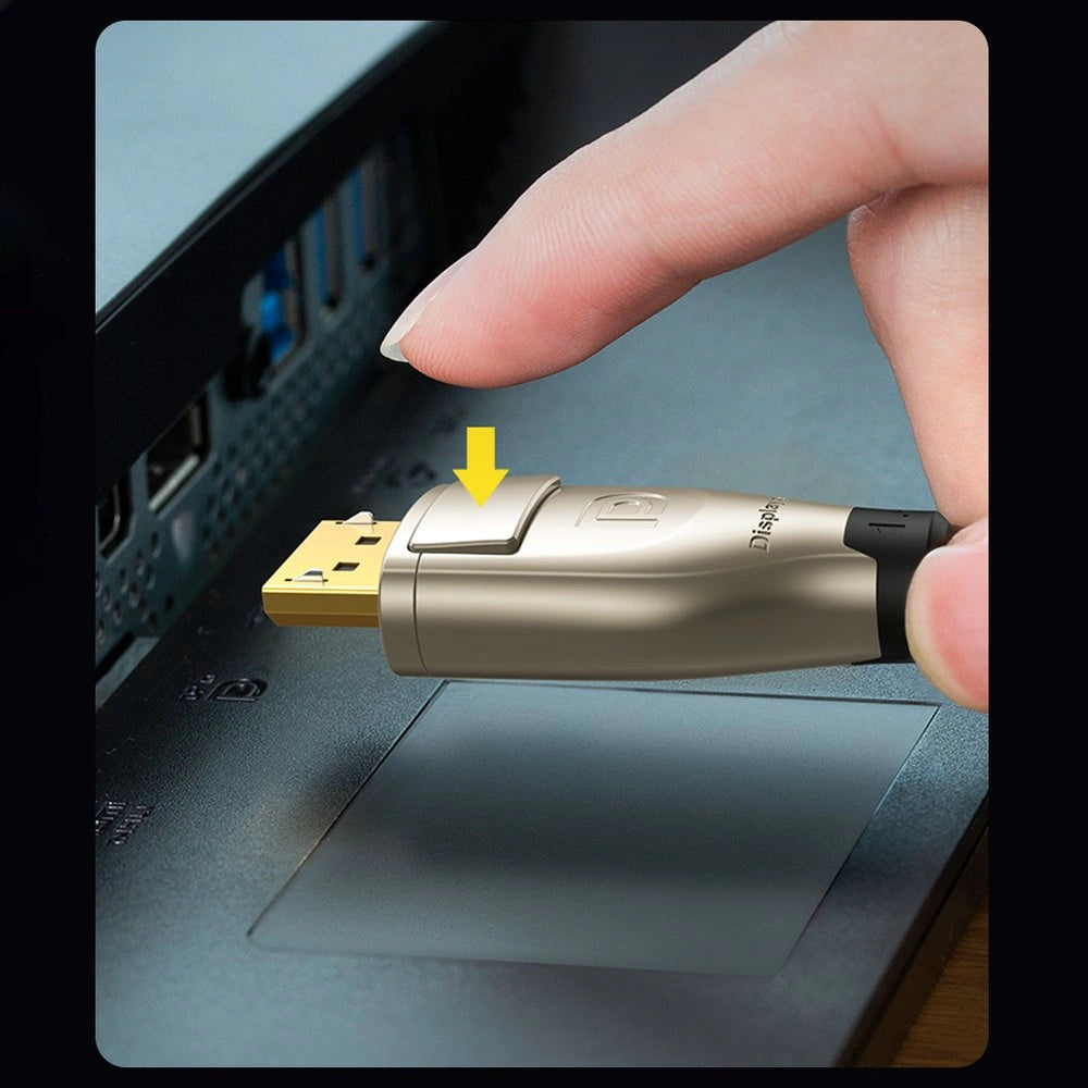 DisplayPort - DisplayPort Ugreen DP112 DP1.4 8K 3m Kabel - sort