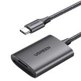 Ugreen CM401 USB C 5Gb/s SD/TF kortlæser - grå