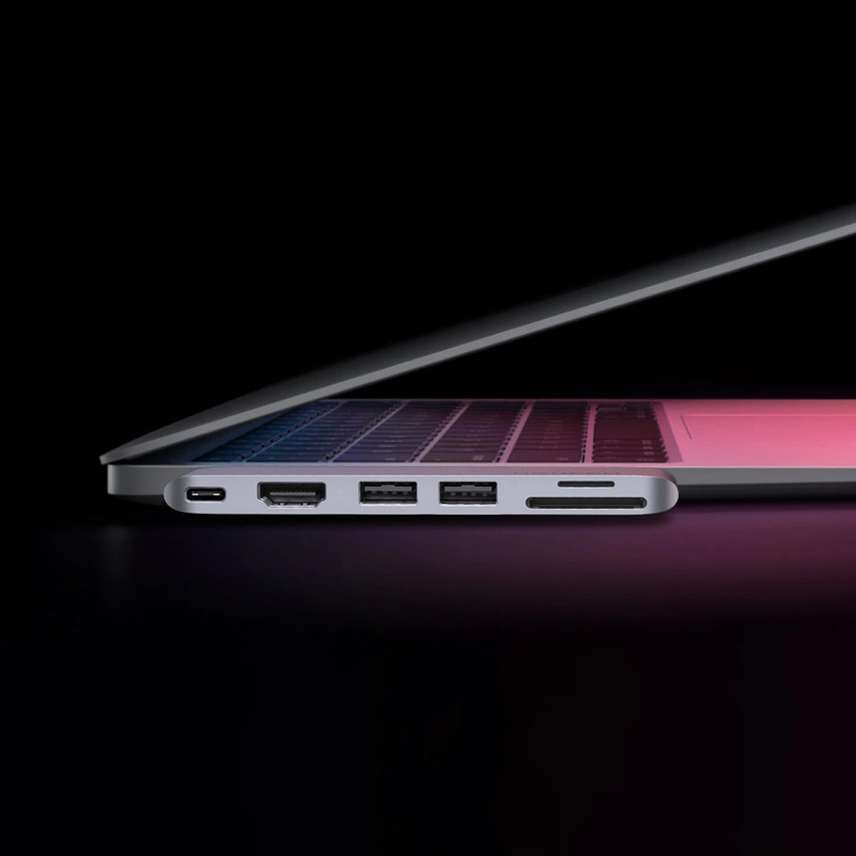 HUB Ugreen CM380 2xUSB C - HDMI/2xUSB 3.0/SD TF/USB C PD - grå