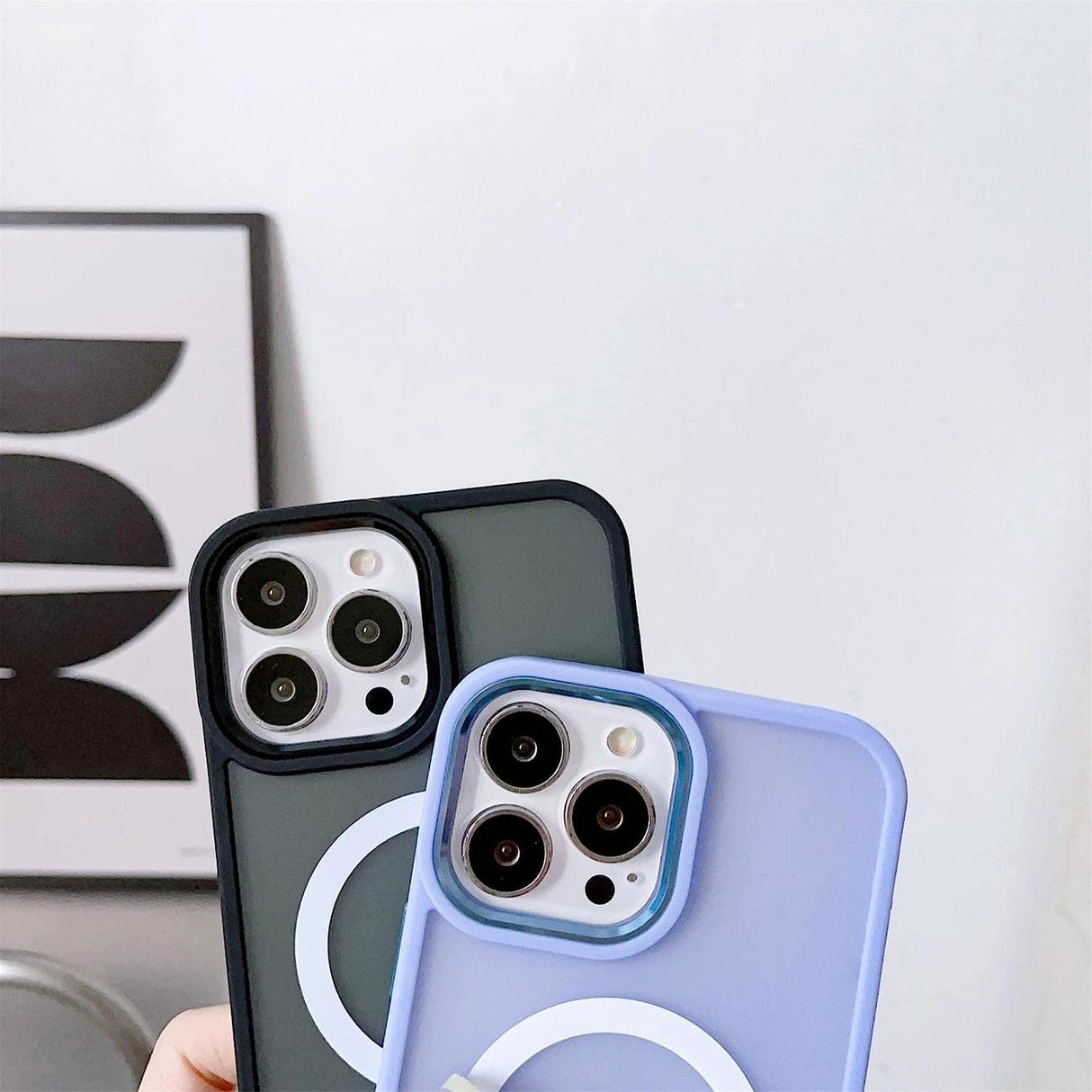 Magnetisk farve Matte Case til iPhone 15 Pro Max - grøn