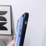 Magnetisk farve Matte Case til iPhone 15 Plus - marineblå