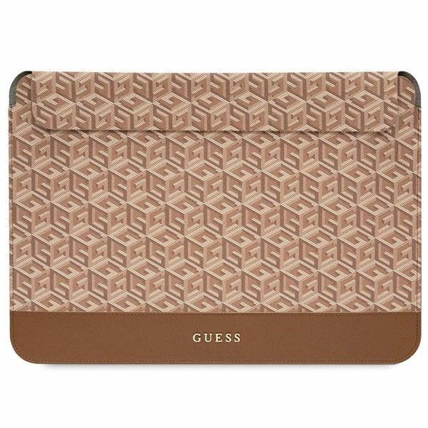 Guess GCube Stripes case til en 14" laptop - brun