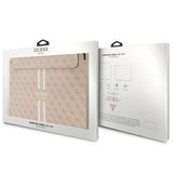 Guess 4G Printed Stripes cover til en 14" laptop - pink