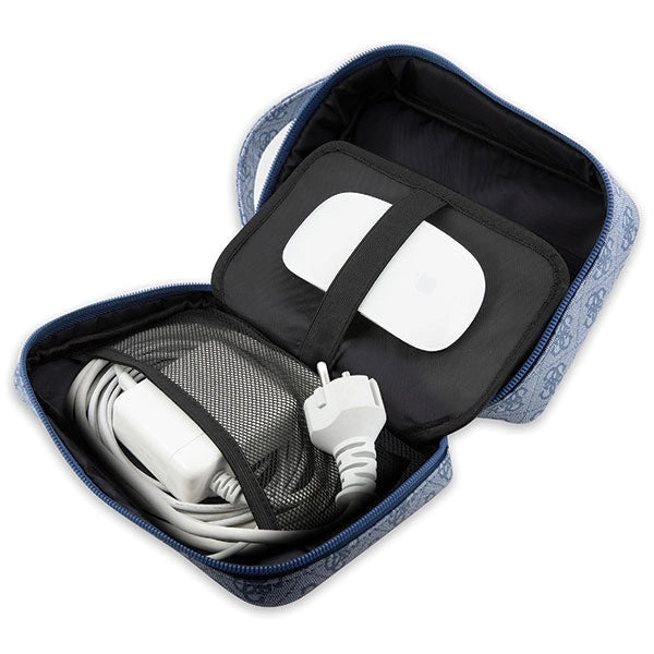 Guess Bag GUHBP4RPSB Organizer blå/blå 4G trykte striber