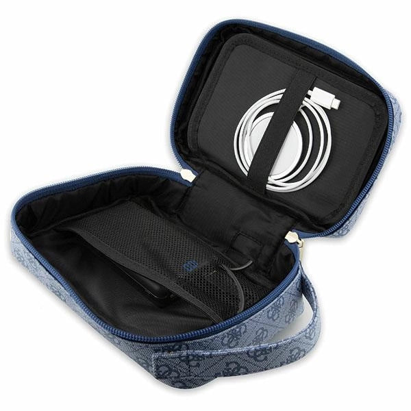 Guess Bag GUHBP4RPSB Organizer blå/blå 4G trykte striber