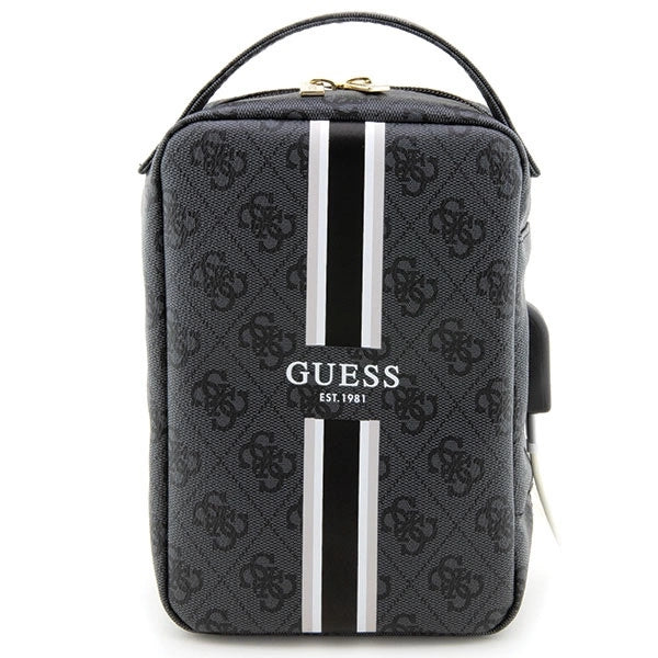 Guess Bag GUHBP4RPSK Organizer sort/sort 4G trykte striber