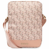 Guess Bag GUTB10HGCFSEP 10" pink/ pink GCube Stripe Tablet Bag