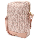 Guess Bag GUTB10HGCFSEP 10" pink/ pink GCube Stripe Tablet Bag