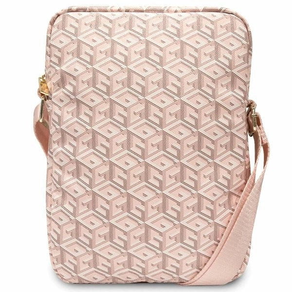 Guess Bag GUTB10HGCFSEP 10" pink/ pink GCube Stripe Tablet Bag