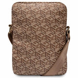Guess Bag GUTB10HGCFSEW 10" brun/ brun GCube Stripe Tablet Bag