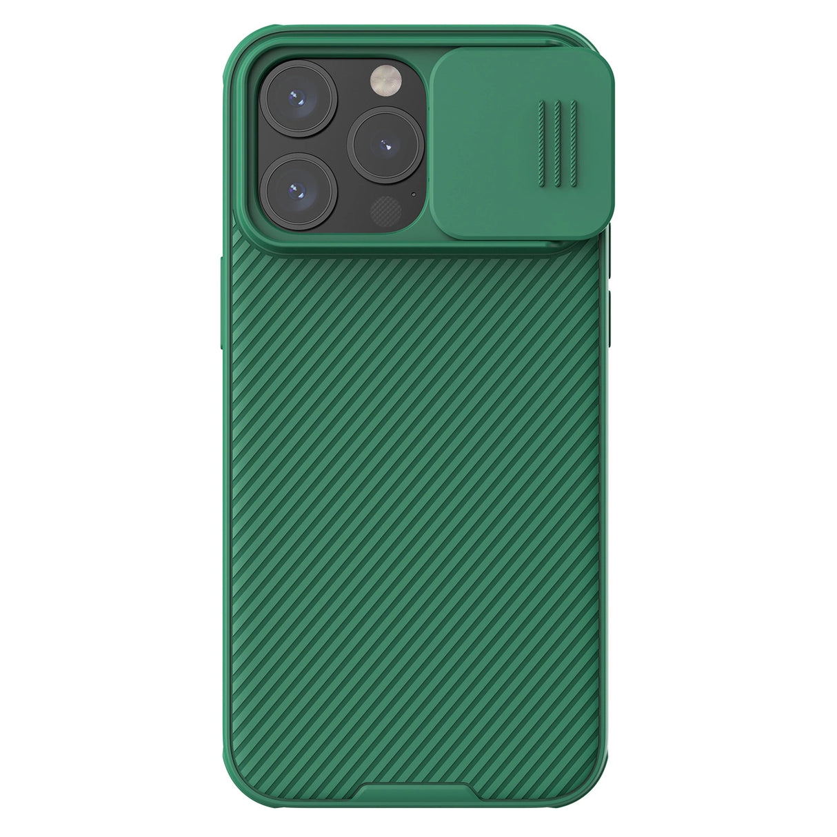 Nillkin CamShield Pro Magnetisk Case til iPhone 15 Pro med Kamerabeskytter - Grøn
