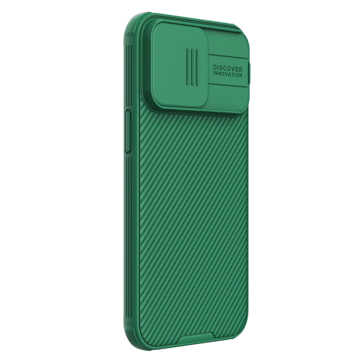 Nillkin CamShield Pro Magnetisk Case til iPhone 15 Pro med Kamerabeskytter - Grøn