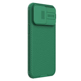 Nillkin CamShield Pro Magnetisk Case til iPhone 15 Pro med Kamerabeskytter - Grøn