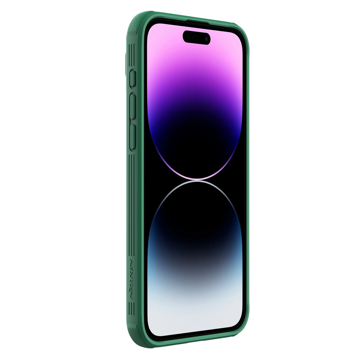 Nillkin CamShield Pro Magnetisk Case til iPhone 15 Pro med Kamerabeskytter - Grøn