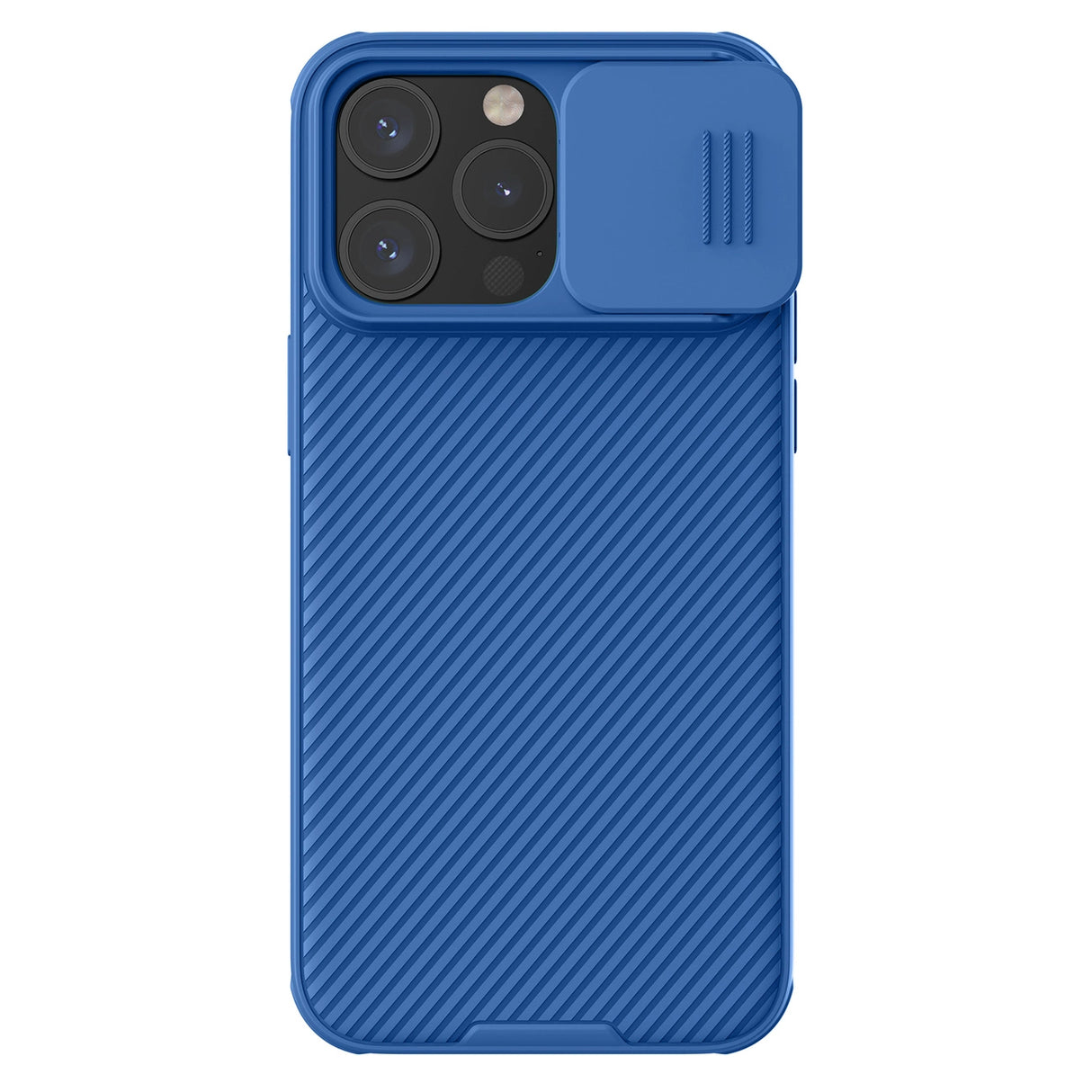 Nillkin CamShield Pro Magnetisk Case til iPhone 15 Pro Max med Kamerabeskytter - Blå