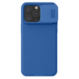 Nillkin CamShield Pro Magnetisk Case til iPhone 15 Pro Max med Kamerabeskytter - Blå