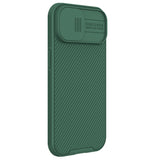 Nillkin CamShield Pro Magnetisk Case til iPhone 15 Plus med Kamerabeskytter - Grøn