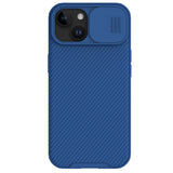 Nillkin CamShield Pro Magnetisk Case til iPhone 15 Plus med Kamerabeskytter - Blå