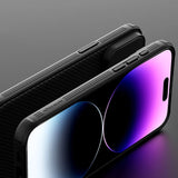 Nillkin CamShield Pro Magnetisk Case til iPhone 15 Plus med Kamerabeskytter - Blå