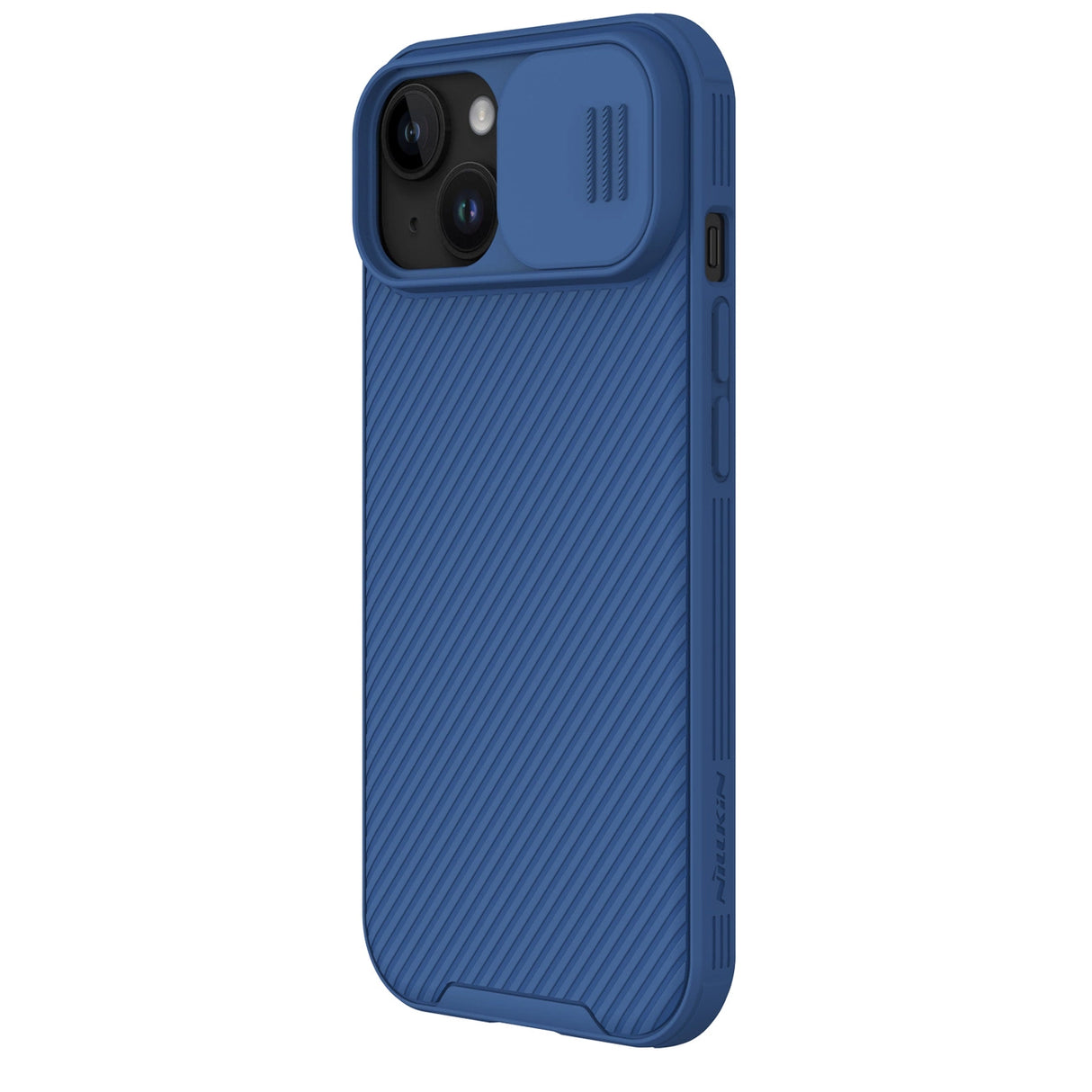 Nillkin CamShield Pro Magnetisk Case til iPhone 15 Plus med Kamerabeskytter - Blå