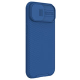 Nillkin CamShield Pro Magnetisk Case til iPhone 15 Plus med Kamerabeskytter - Blå