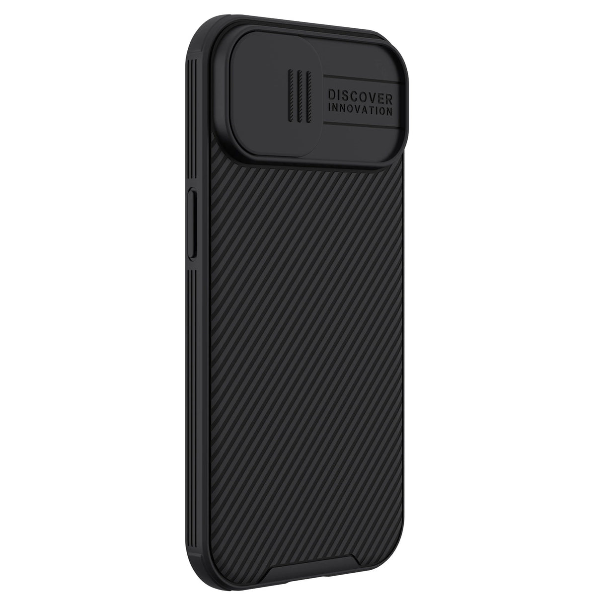 Nillkin CamShield Pro Magnetisk Case til iPhone 15 Plus med Kamerabeskytter - sort