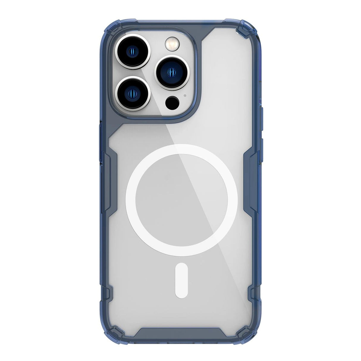 Nillkin Nature Pro pansret kuffert med MagSafe til iPhone 15 Pro Max - blå