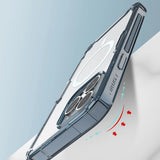 Nillkin Nature Pro pansret kuffert med MagSafe til iPhone 15 Pro Max - blå