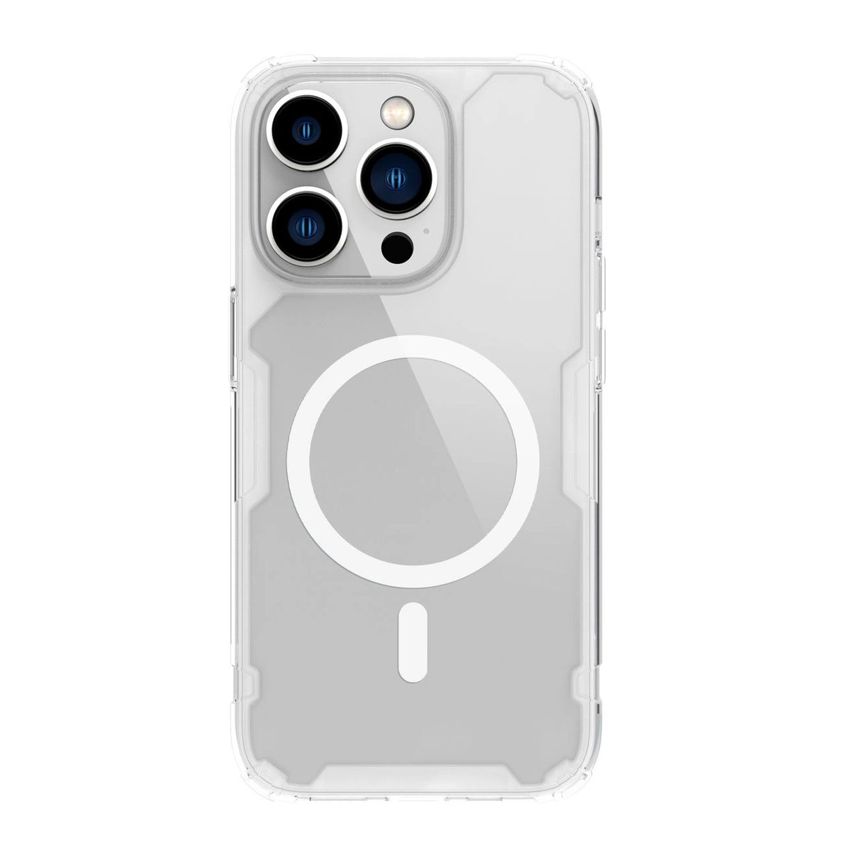Nillkin Nature Pro pansret kuffert med MagSafe til iPhone 15 Pro Max - hvid
