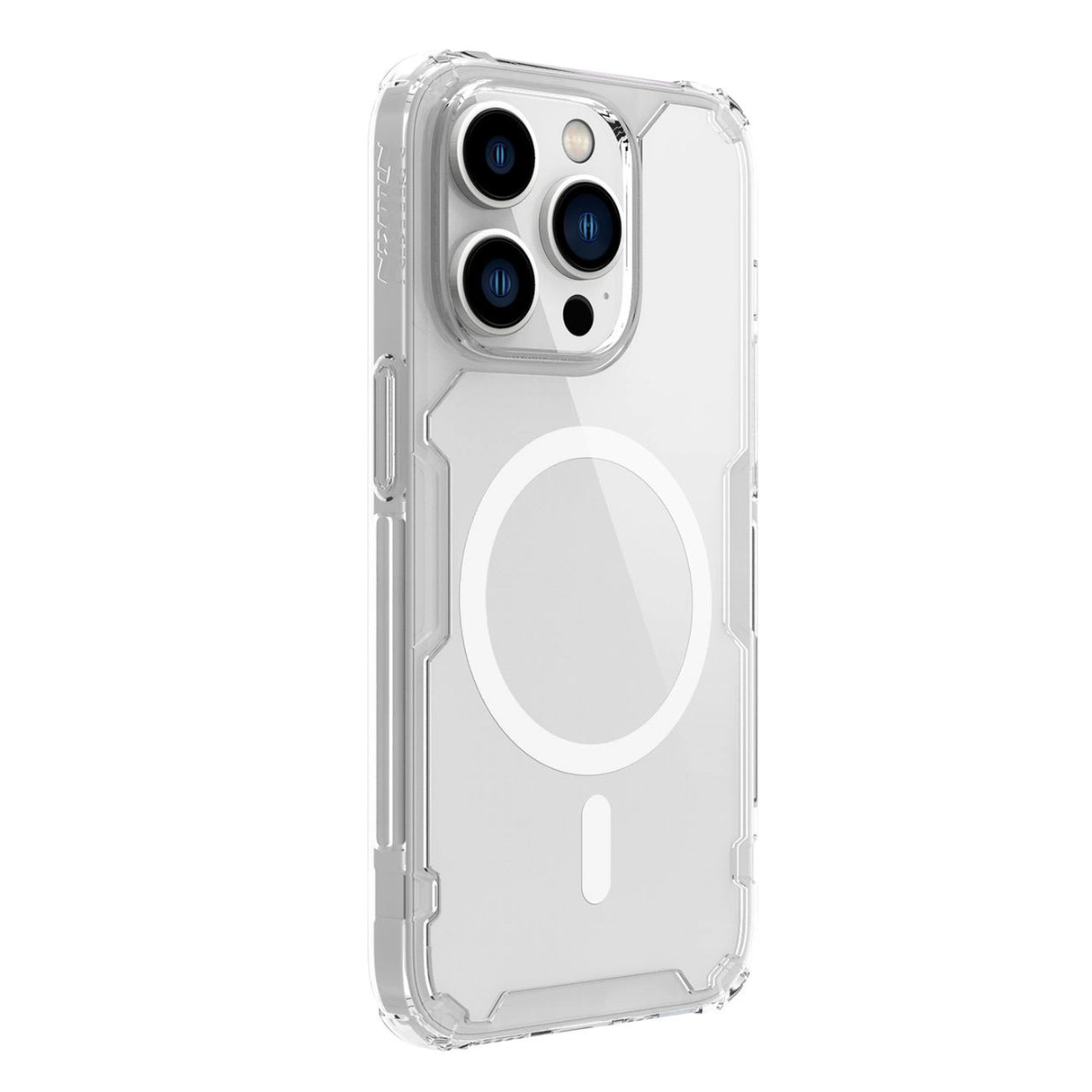 Nillkin Nature Pro pansret kuffert med MagSafe til iPhone 15 Pro Max - hvid