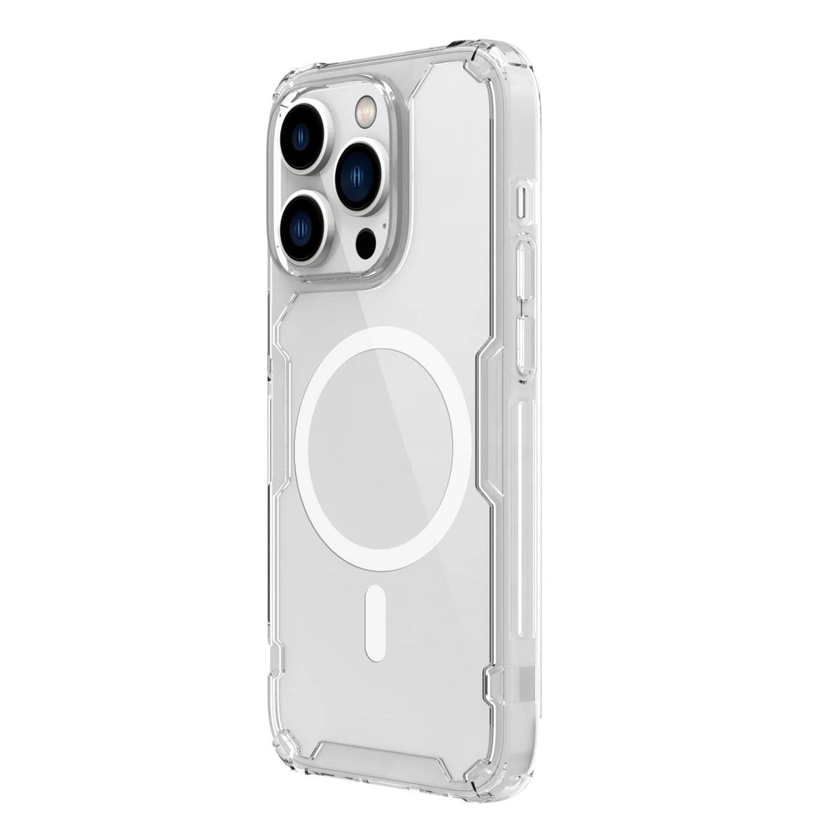 Nillkin Nature Pro pansret kuffert med MagSafe til iPhone 15 Pro Max - hvid