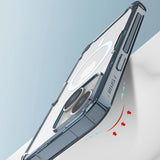 Nillkin Nature Pro pansret kuffert med MagSafe til iPhone 15 Plus - hvid