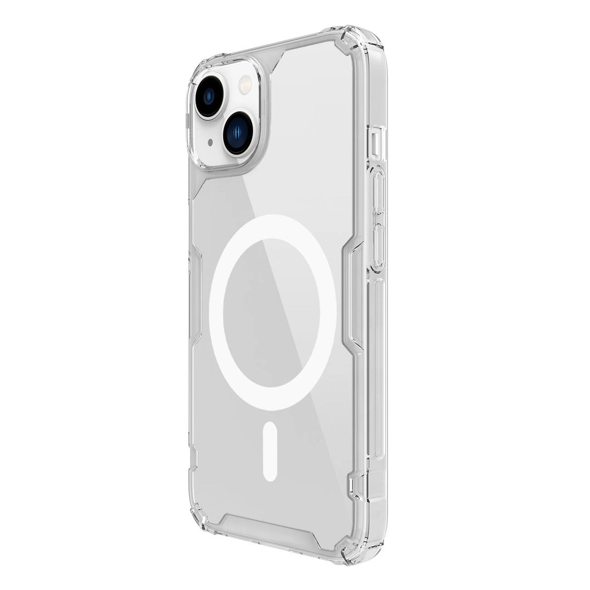 Nillkin Nature Pro pansret kuffert med MagSafe til iPhone 15 Plus - hvid