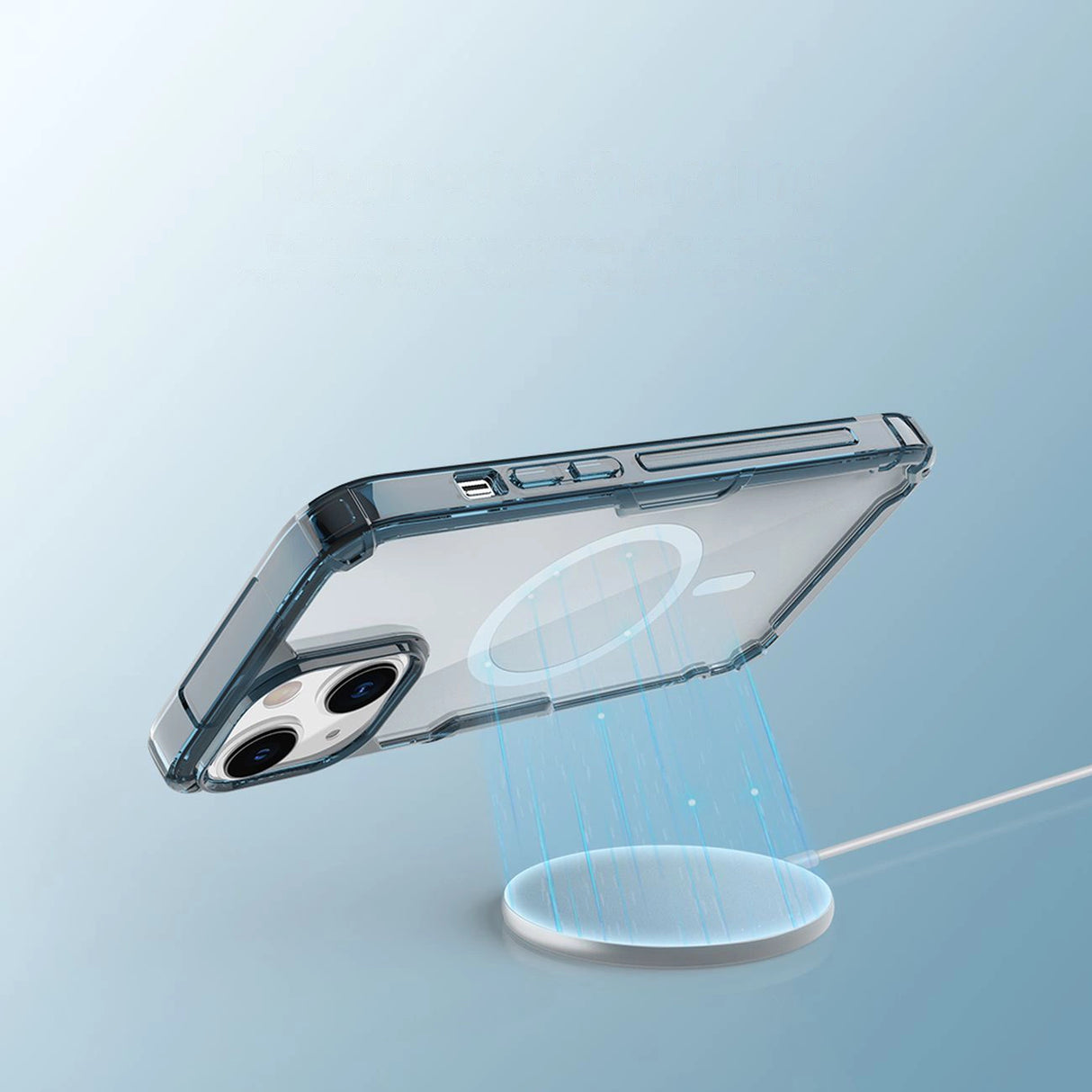 Nillkin Nature Pro pansret kuffert med MagSafe til iPhone 15 Plus - hvid