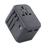 Uniq Voyage LITHOS Collective 33W 2xUSB PD 18W QC 3.0 rejseadapter - grå