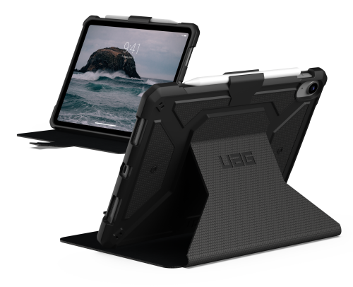 UAG Metropolis æske til iPad 10.9" 10. generation med Apple Pencil holder - sort