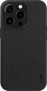LAUT Urban Protect Cordura - beskyttelsesfodral til iPhone 14 Pro, kompatibel med MagSafe (sort)