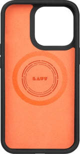 LAUT Urban Protect Cordura - beskyttelsesfodral til iPhone 14 Pro, kompatibel med MagSafe (sort)